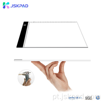 Caixa de rastreamento JSK A4 prancheta de acrílico LED